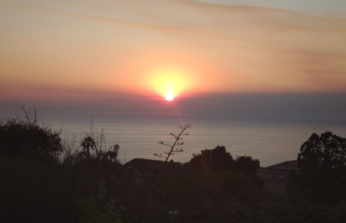 Sunset seen from Palos Verdes