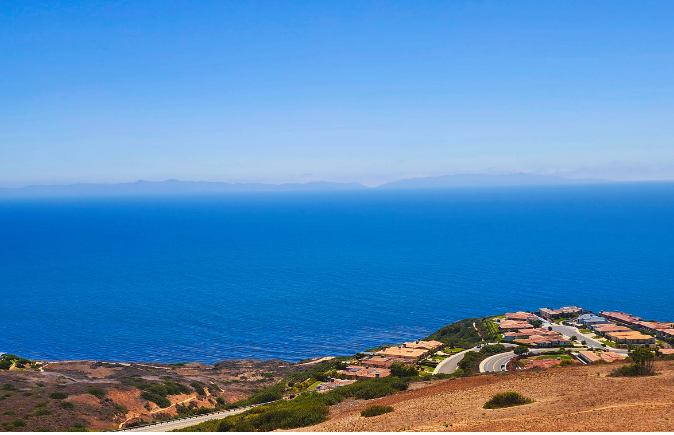 View of Catalina Island from Rancho Palos Verdes